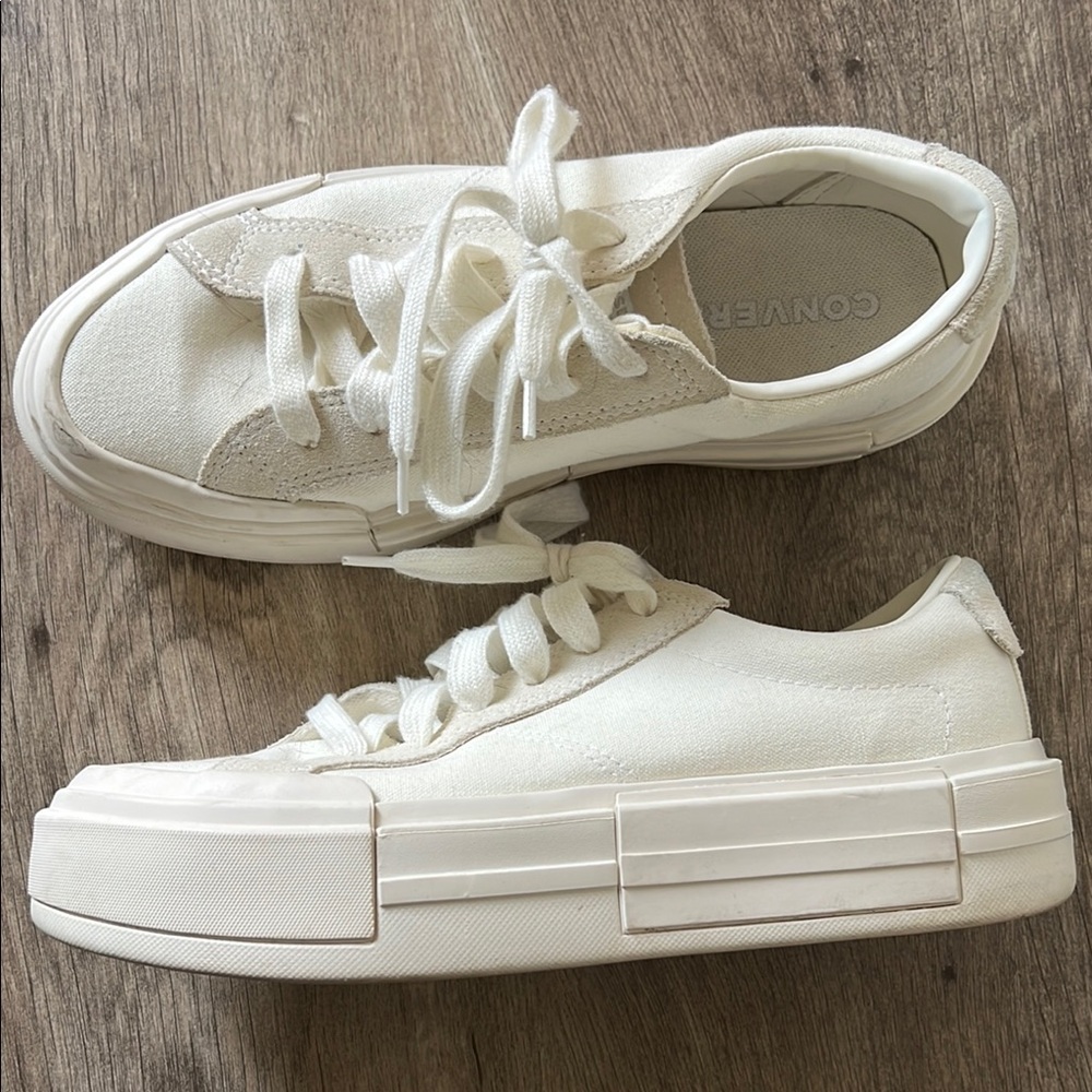 Converse Women's White Platform Sneakers